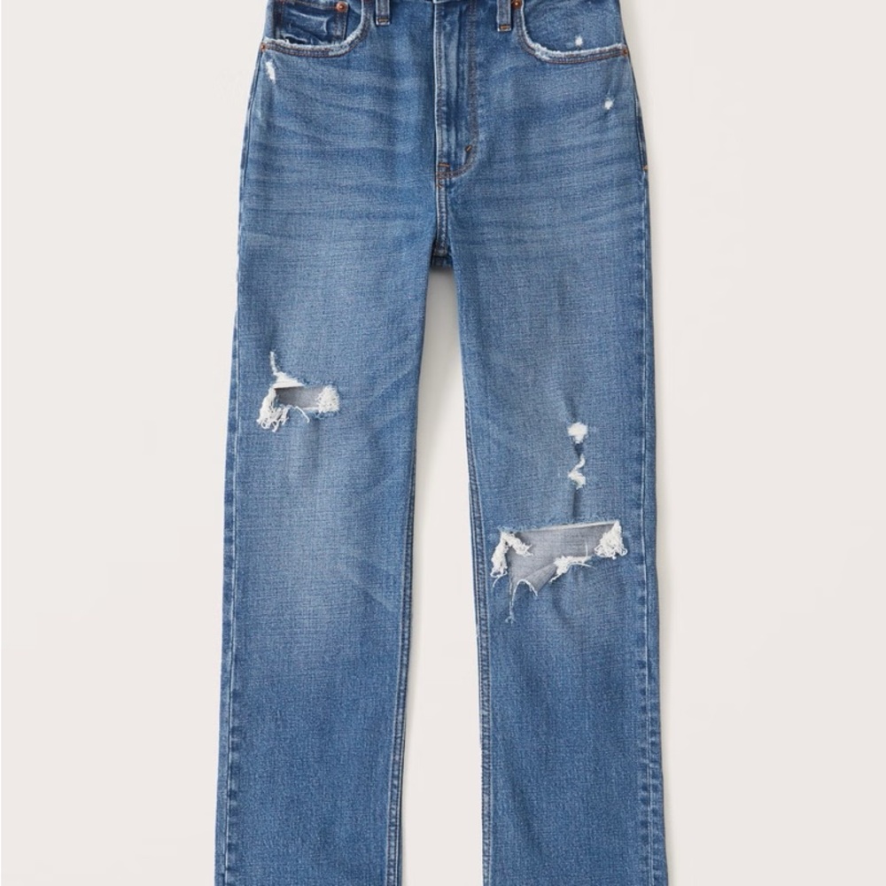 Abercrombie & Fitch Blue High Rise Jeans